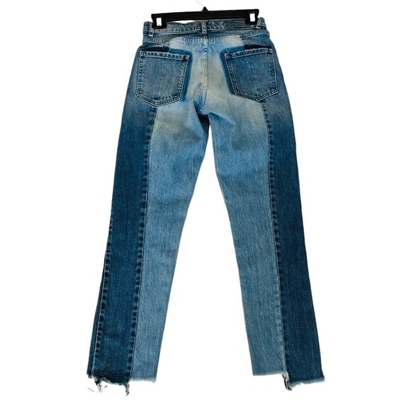 Revice Denim Lolita Two Tone Distressed Hem Jeans Womens Size 28 - Picture 14 of 14